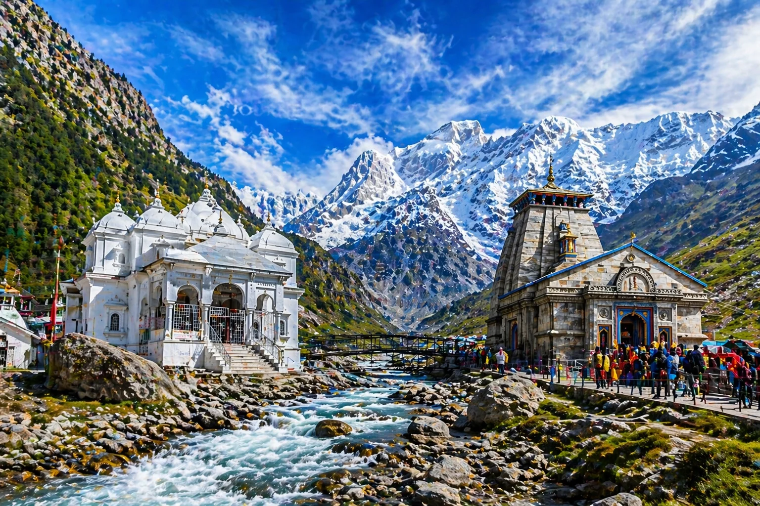 Do Dham Gangotri Kedarnath Tour From Haridwar