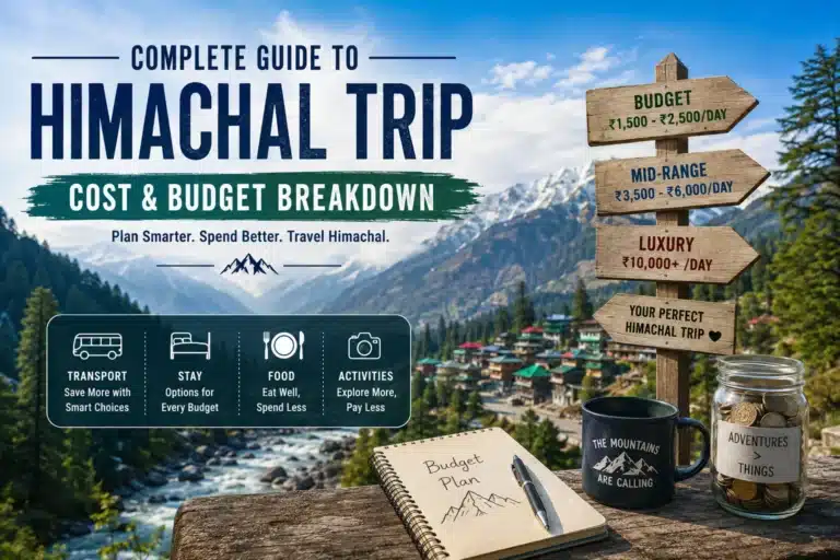 Himachal trip cost 2026 – budget, mid-range and luxury planning guide for a Himachal Pradesh holiday