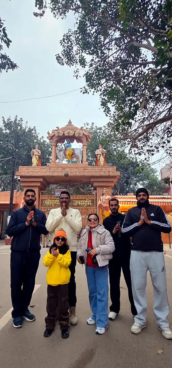 Suzu Travels guests at Shri Krishna Janmabhoomi, Mathura