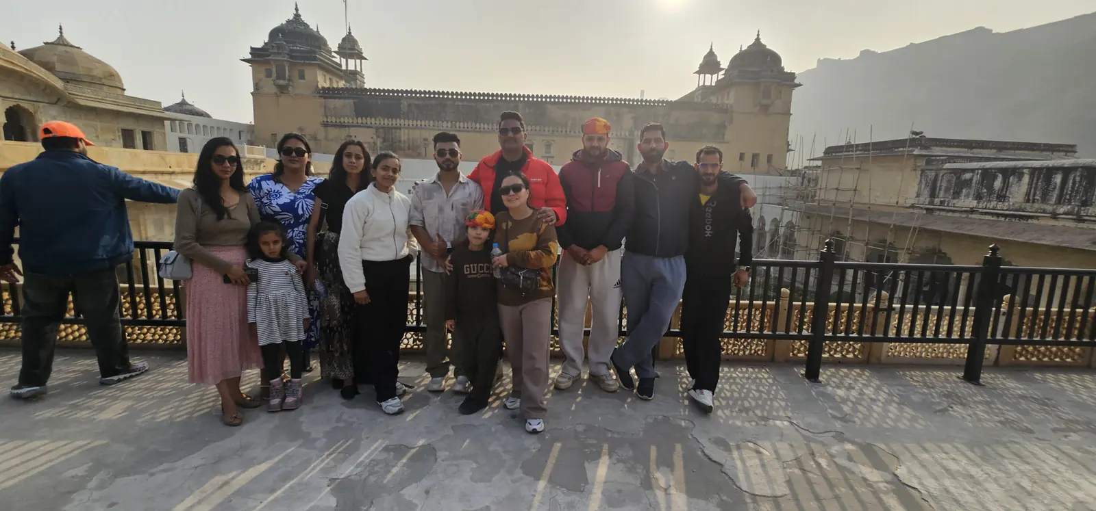 Suzu Travels group tour at Amer Fort, Jaipur