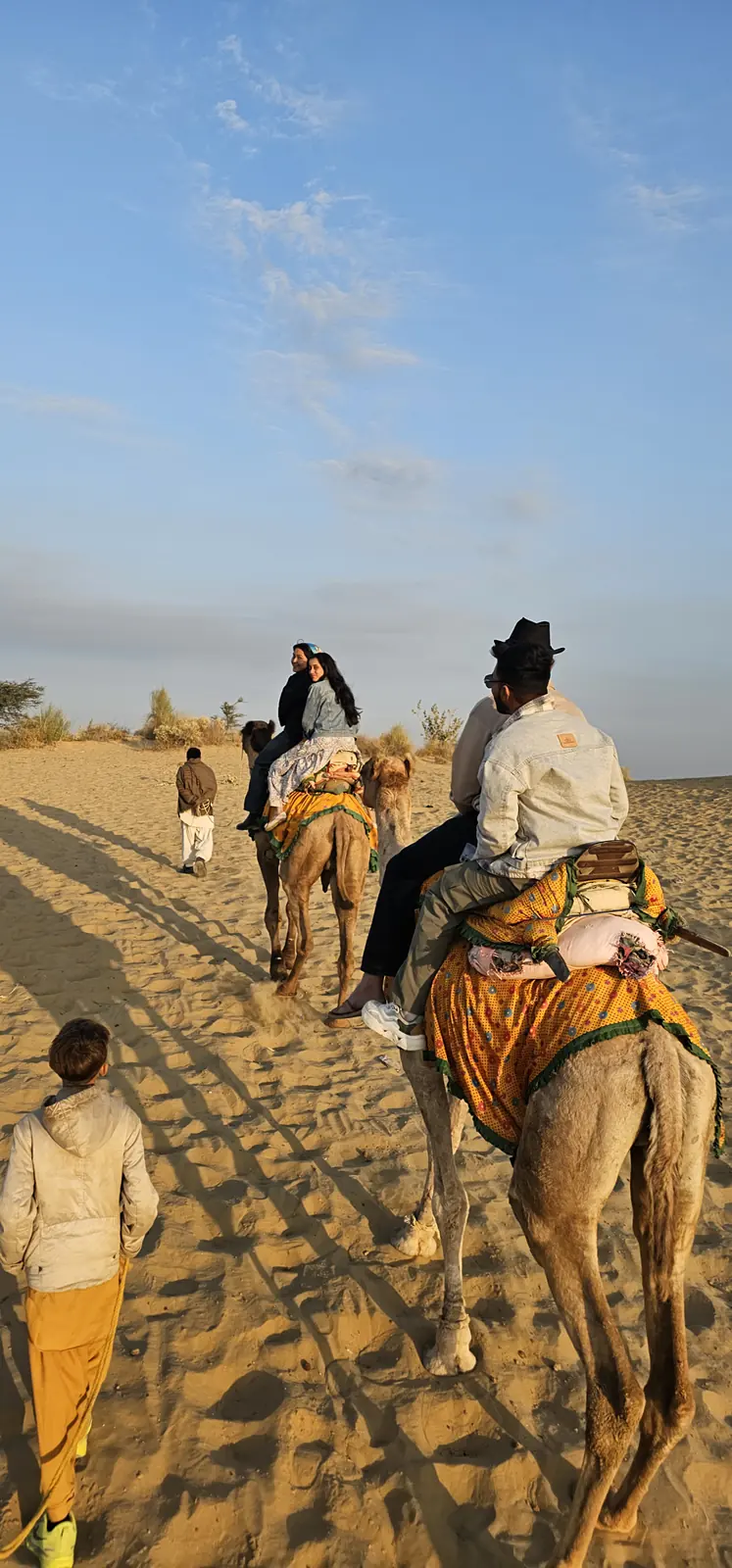 Camel safari on the Sam sand dunes, Jaisalmer