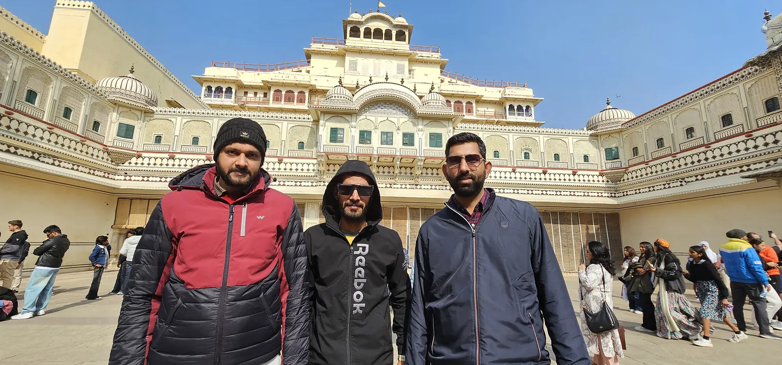 Friends at City Palace, Jaipur