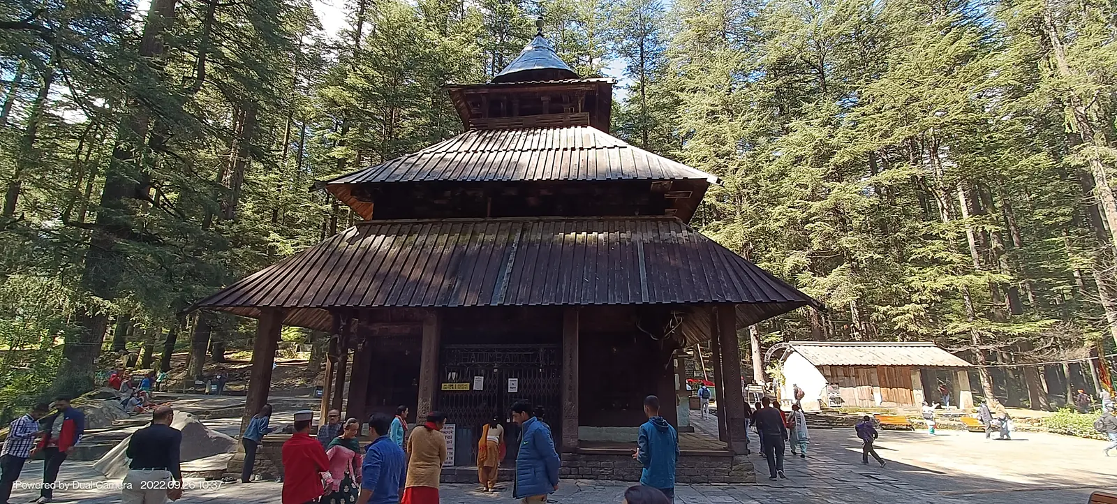 Hadimba Devi Temple among cedar trees in Manali